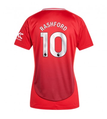 Manchester United Marcus Rashford #10 Hemmatröja Dam 2024-25 Kortärmad